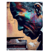 Groovin' On The Keys Sherpa Blanket - Beyond T-shirts
